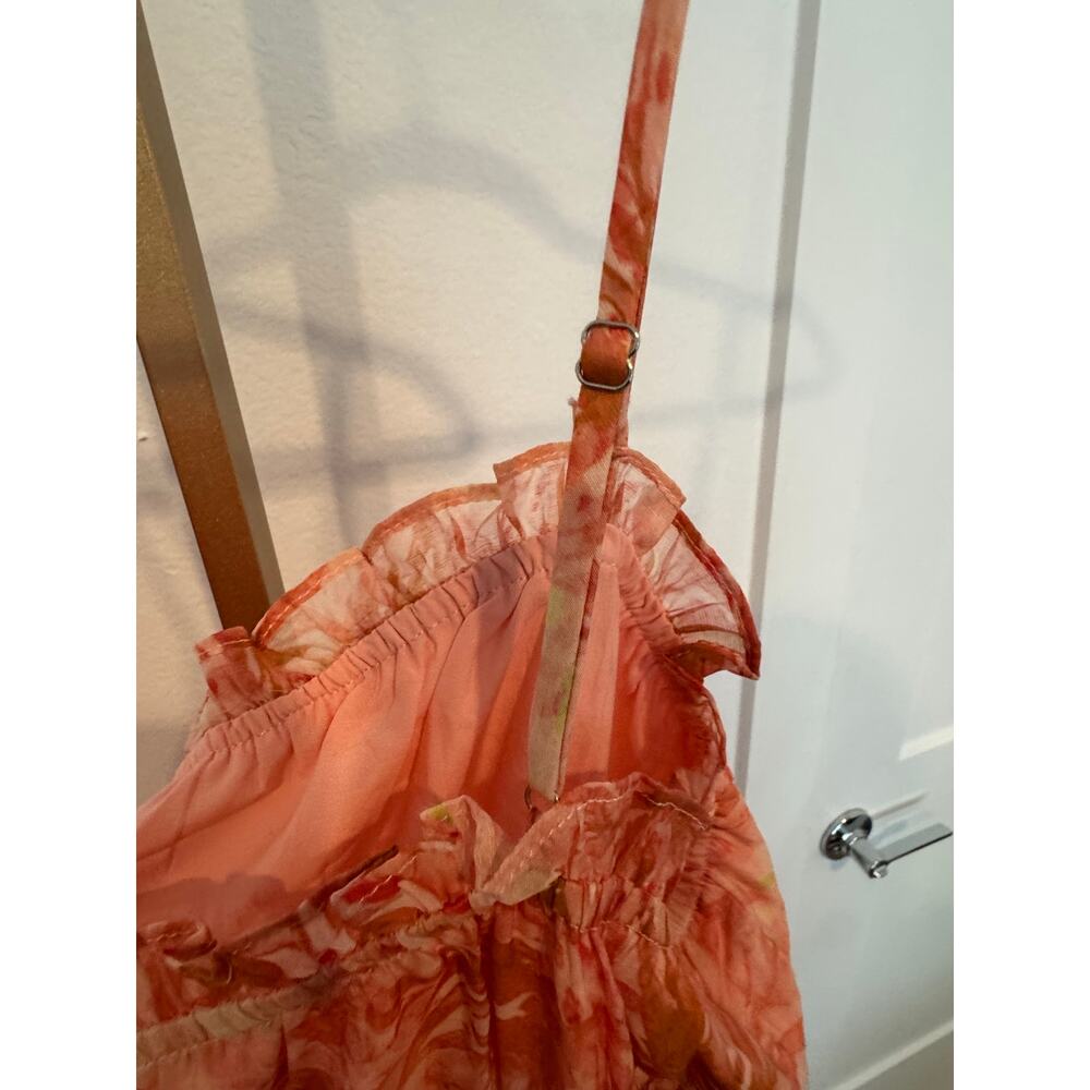 Lucy Paris | Floral Print Smocked Midi Dress - Picture 11 of 11